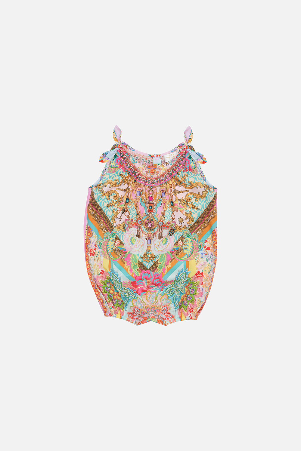 Product view of MILLA BY CAMILLA babies romper in An Italian Welcome print