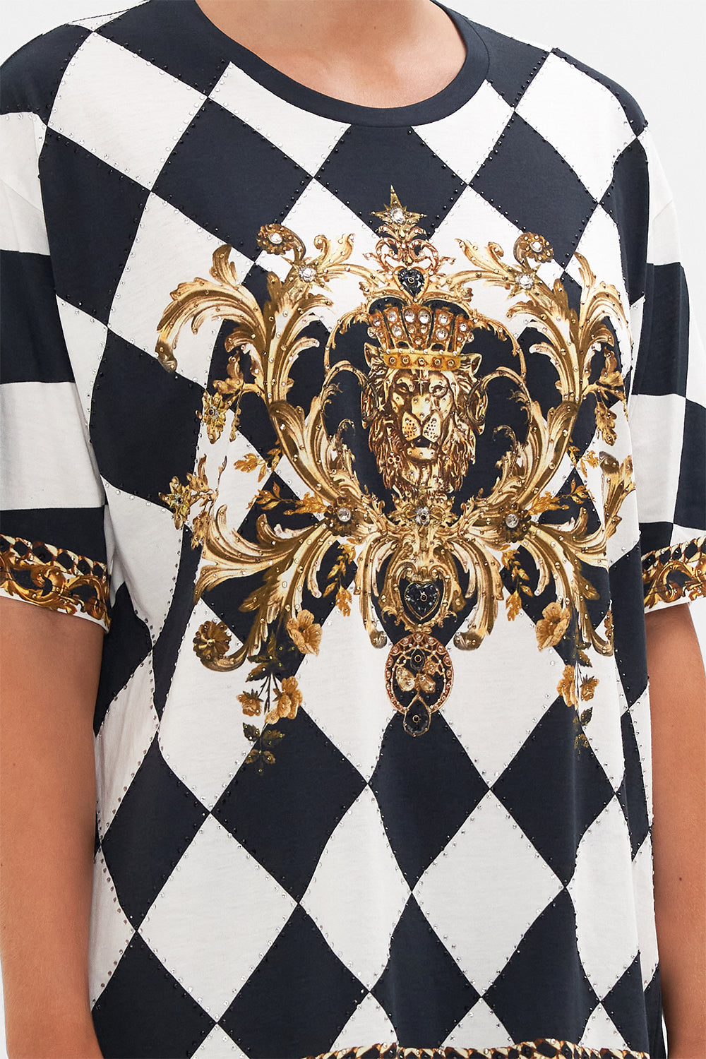 ORGANIC COTTON OVERSIZE BAND TEE DUOMO DYNASTY