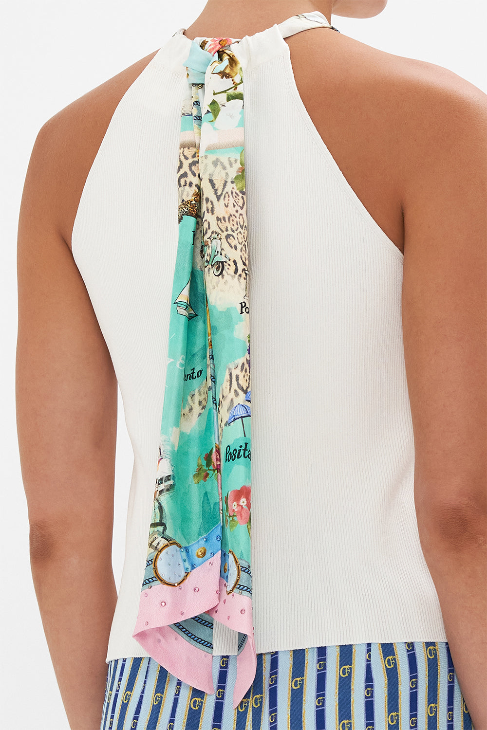 KNIT SCARF TOP AMALFI LULLABY