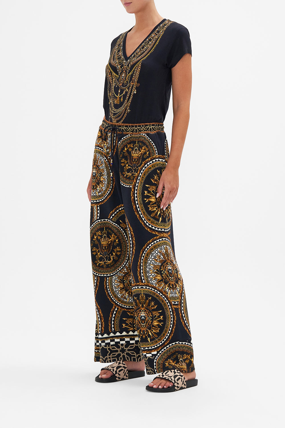 STRAIGHT LEG TRACK PANT DUOMO KALEIDO