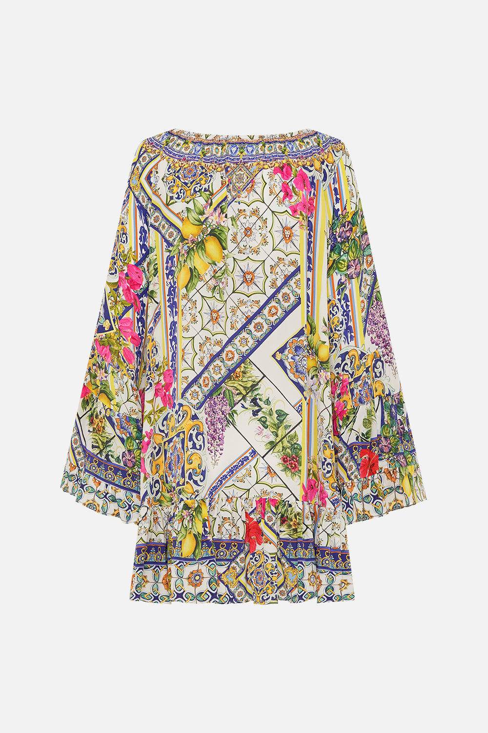 A LINE FRILL DRESS AMALFI AMORE