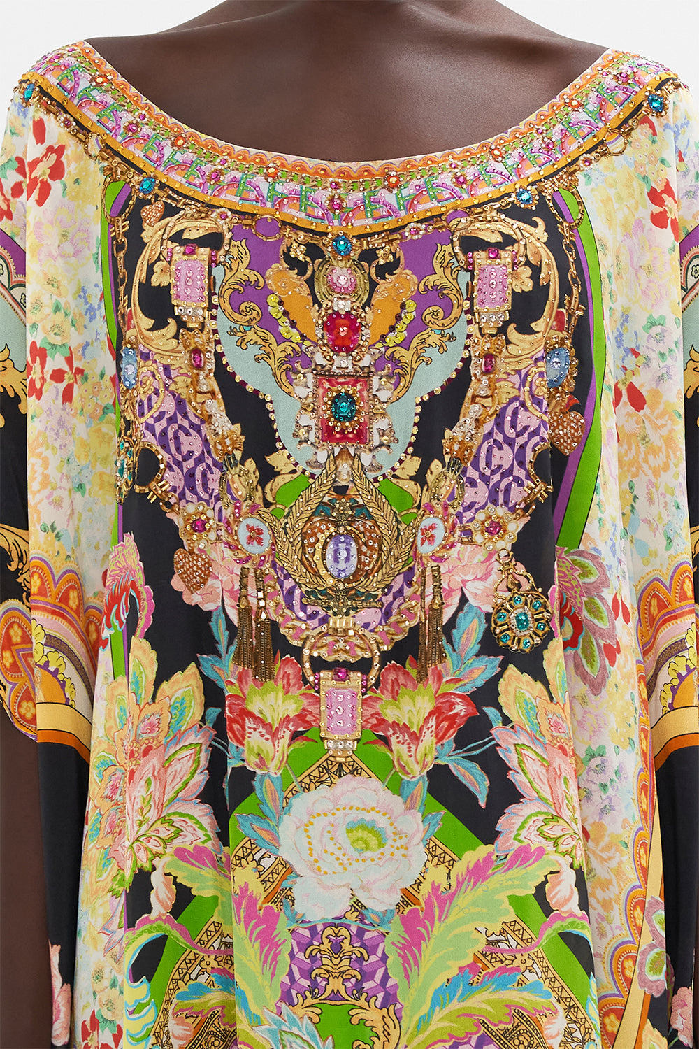 ROUND NECK KAFTAN SUNDOWNERS IN SICILY