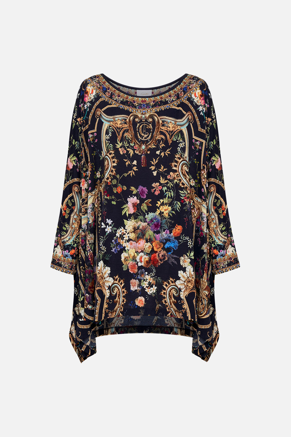 SCOOP NECK SLOUCH TEE PLAY YOUR CARDS RIGHT