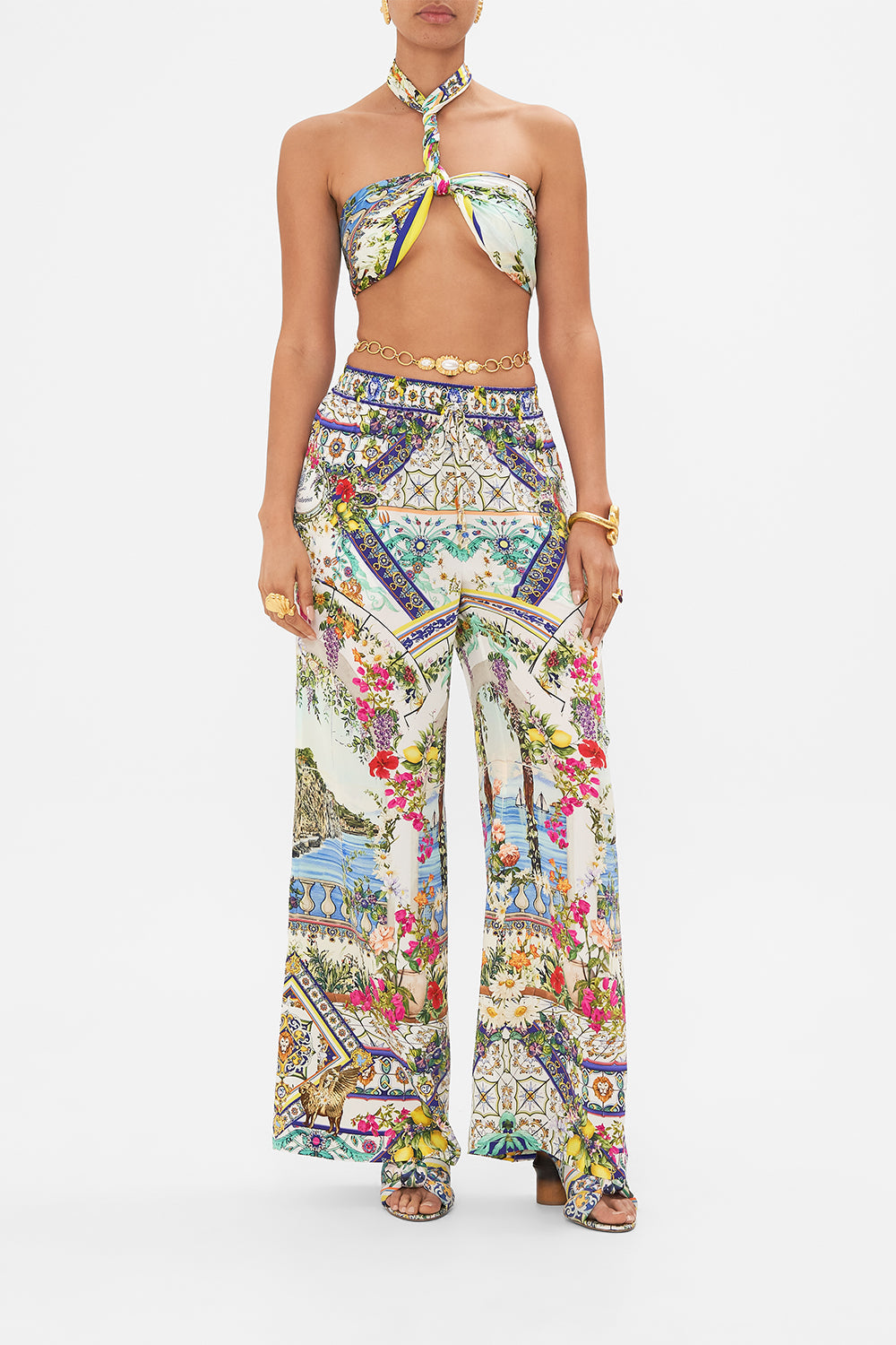 LARGE SQUARE SCARF AMALFI AMORE