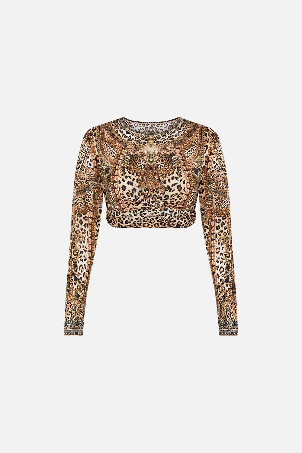 TWIST FRONT LONG SLEEVE TOP STANDING OVATION