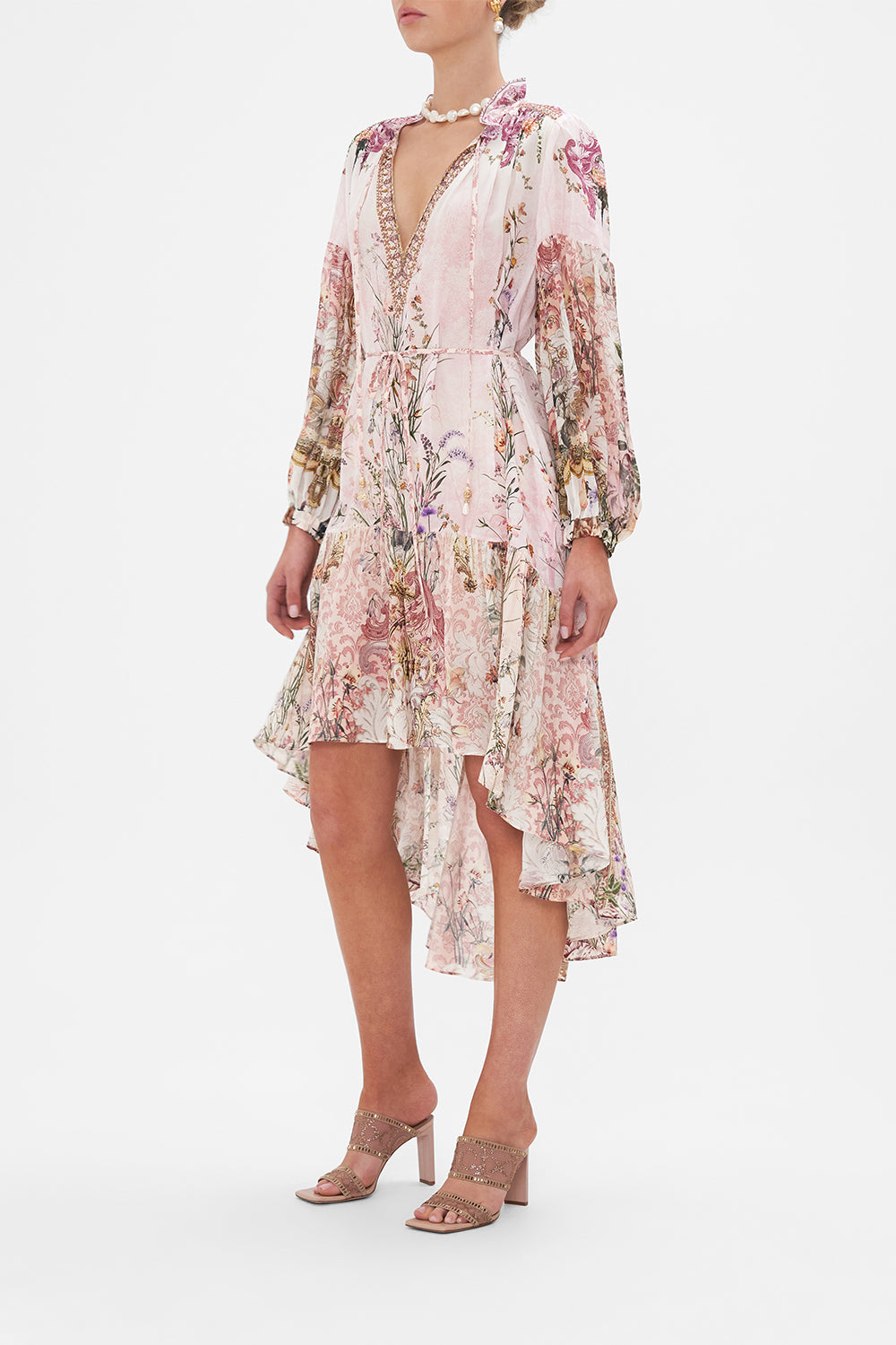 BLOUSON HIGH LOW DRESS KISSED BY THE PRINCE