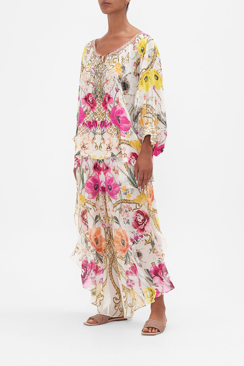 RAGLAN SLEEVE BLOUSE WITH CUFF DESTINY CALLING