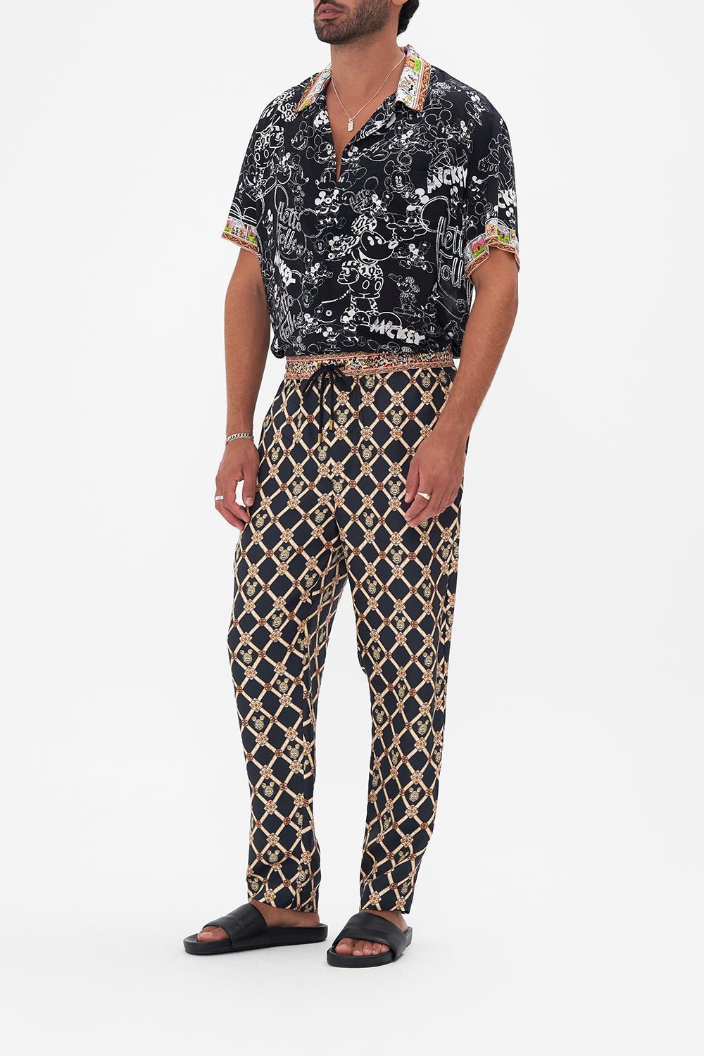 STRAIGHT LEG ELASTICATED WAIST PANT MAXIMUM MICKEY