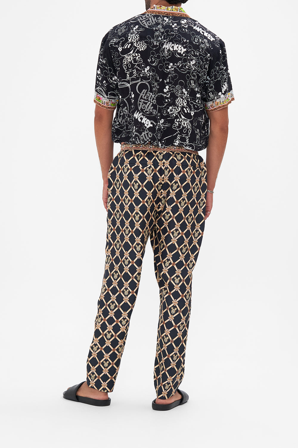 STRAIGHT LEG ELASTICATED WAIST PANT MAXIMUM MICKEY