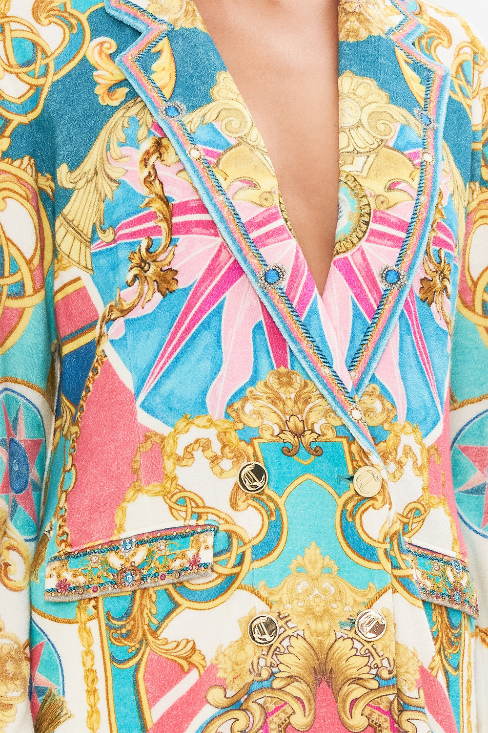 DOUBLE BREASTED SOFT JACKET SAIL AWAY WITH ME