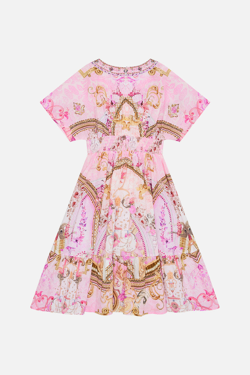 KIDS RELAXED SHIRRED WAIST DRESS 12-14 SHAKESPEARES GARDEN main image 1