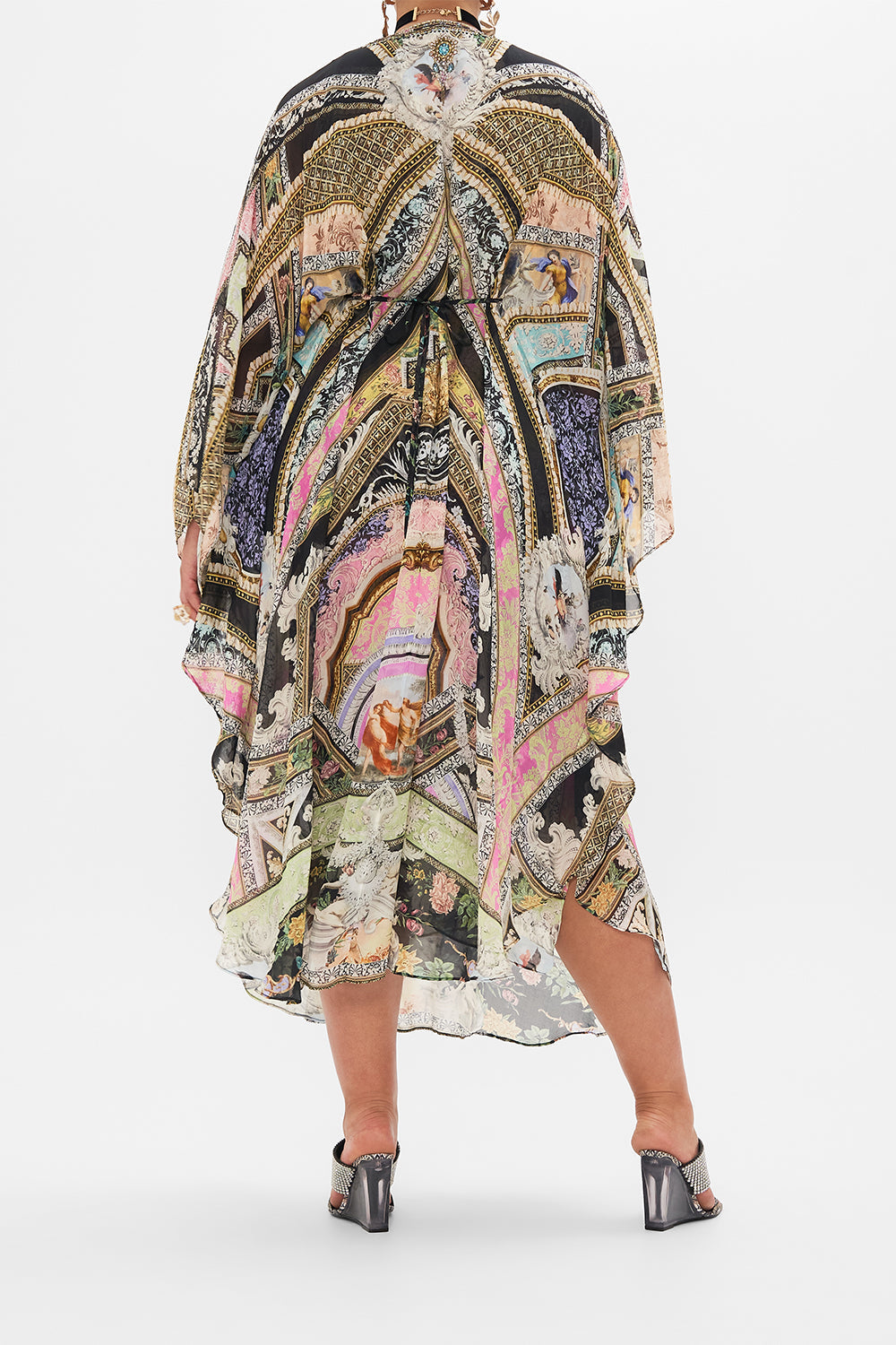 LONG KAFTAN WITH WAIST DETAIL FLORENCE FIELD DAY