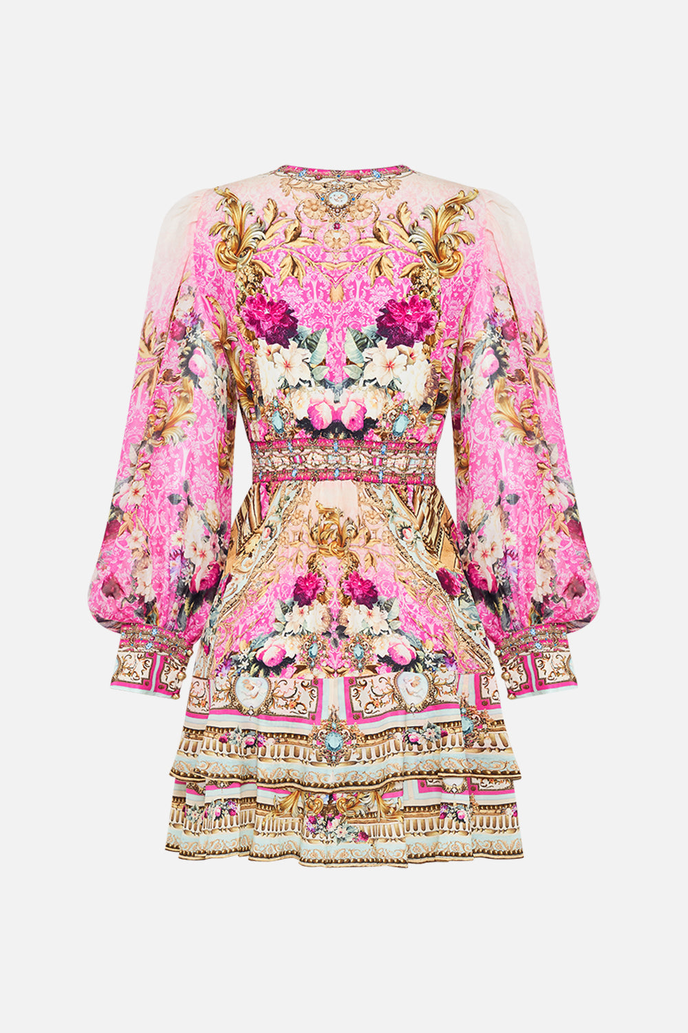 BUTTON FRONT FRILL DRESS CALL OF THE CANAL