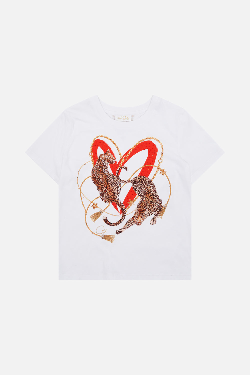 Product view of Milla By CAMILLA kids t shirt in Saluti Summertime print
