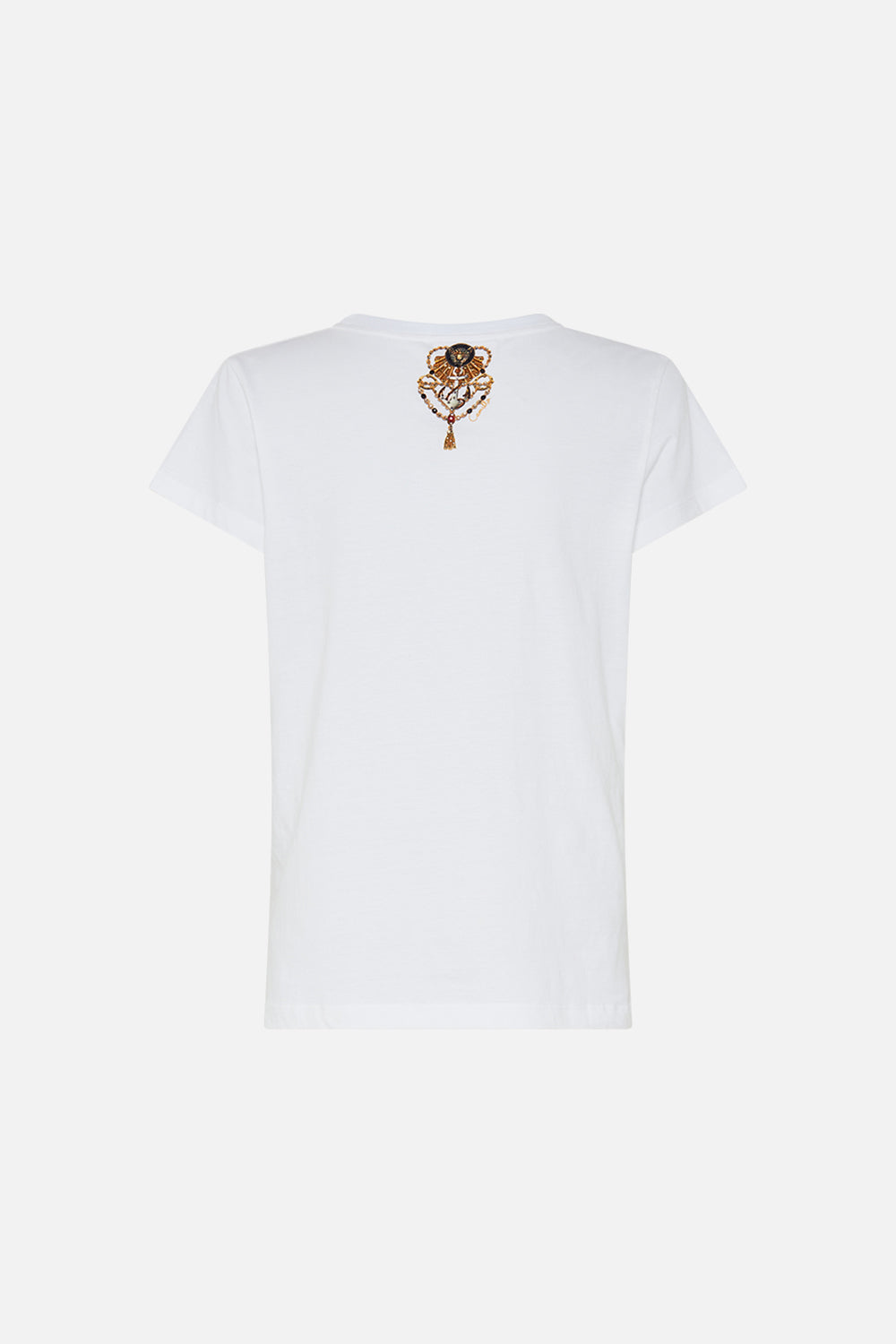 SLIM FIT ROUND NECK T-SHIRT SALUTI SUMMERTIME