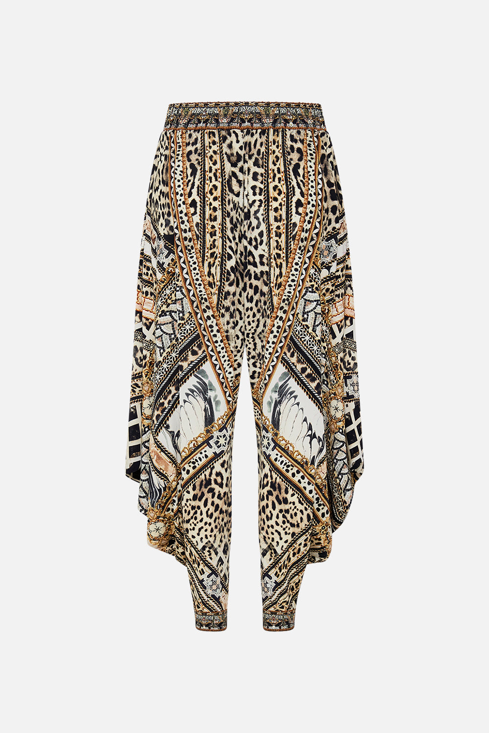 Back product view CAMILLA luxury jersey pant in Mosaic Muse