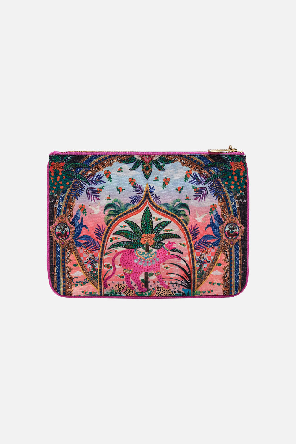 SMALL CANVAS CLUTCH ALESSANDROS ATLANTIS