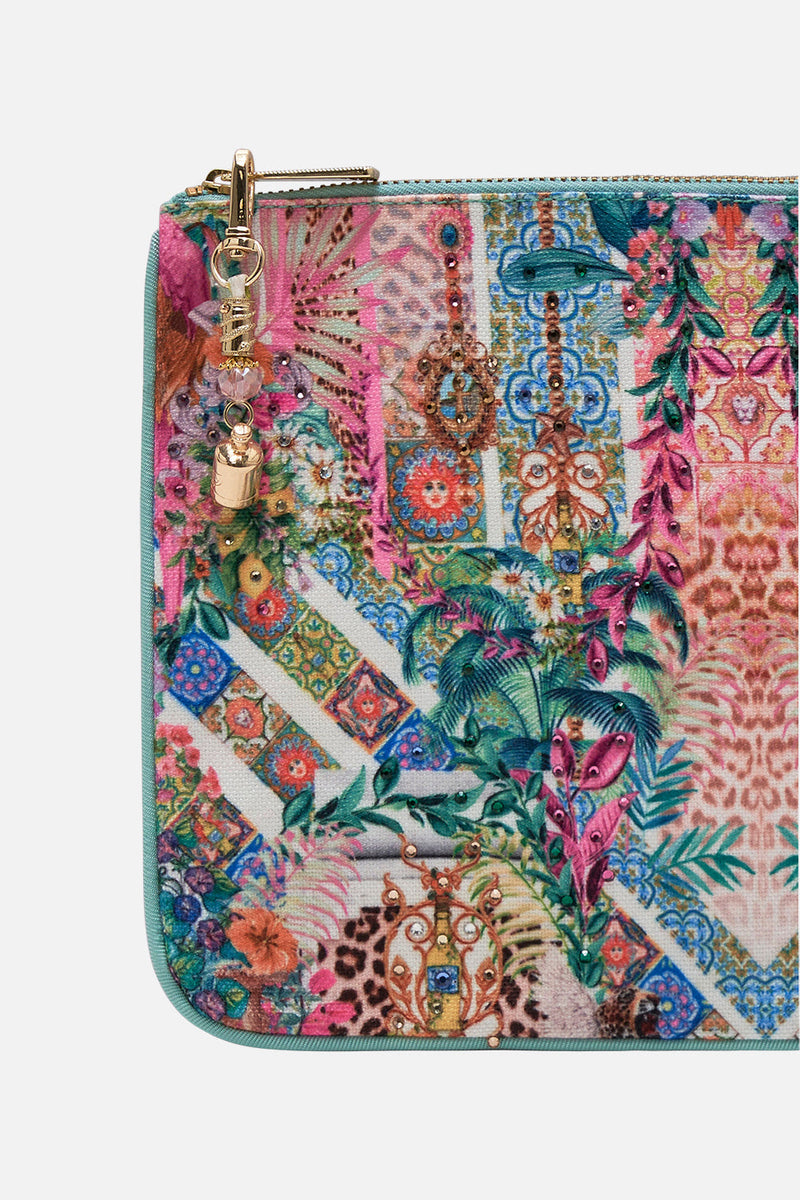 SMALL CANVAS CLUTCH PHOENIX RISE main image 1