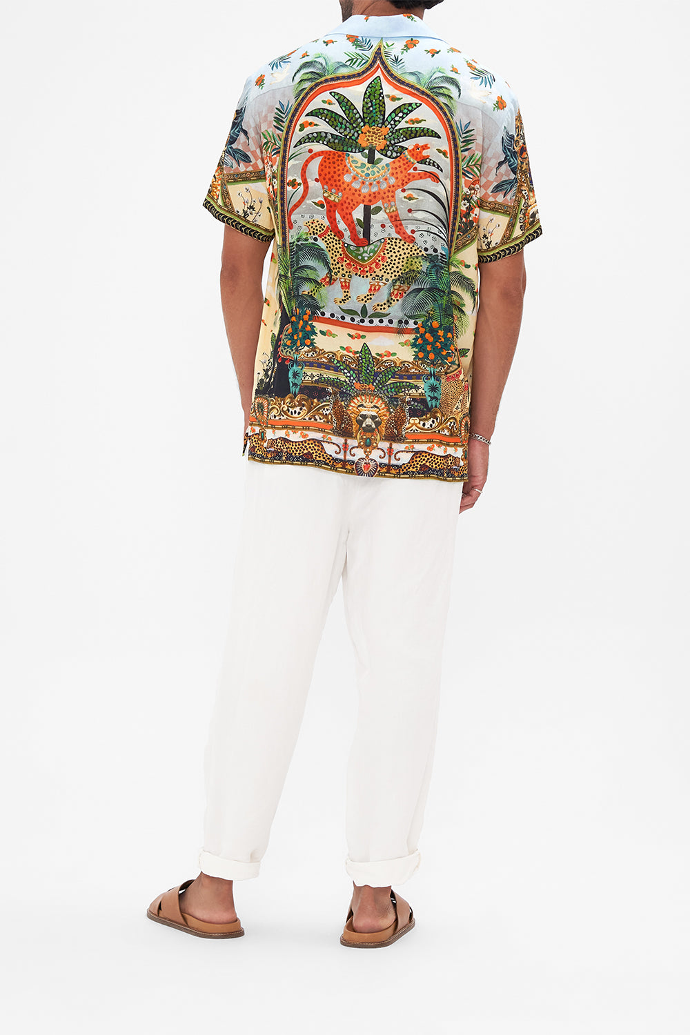 SHORT SLEEVE CAMP COLLARED SHIRT ALESSANDROS ATLANTIS