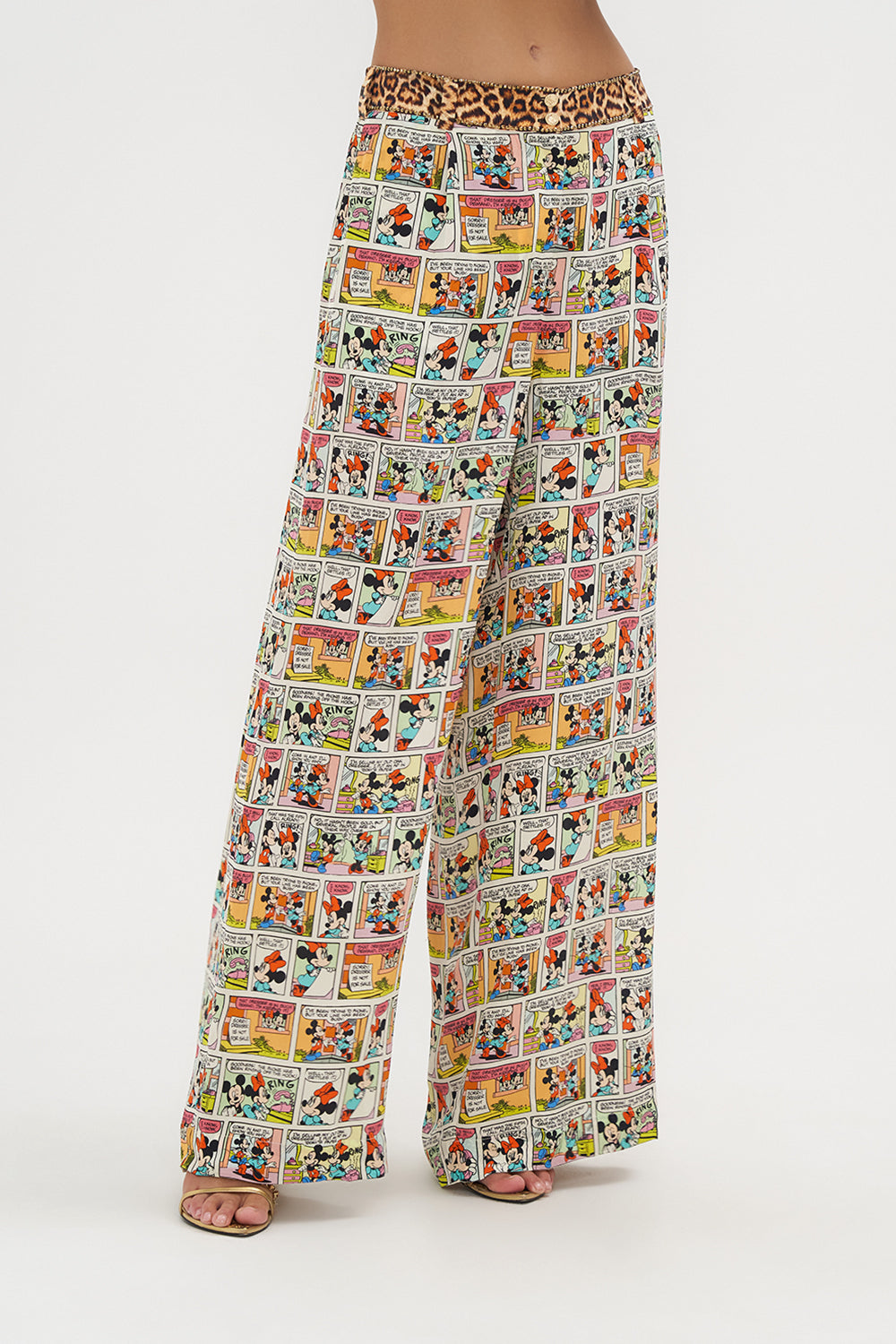 WIDE LEG WAISTED PANT A TRIP DOWN THE COMIC STRIP
