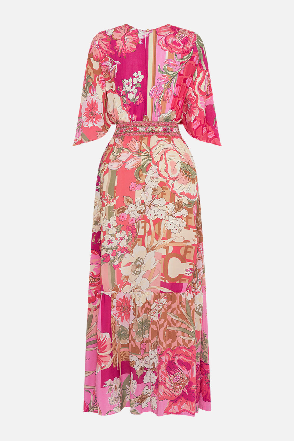 WAISTED DRESS WITH HEM RUFFLE A GIRL NAMED FLORENCE