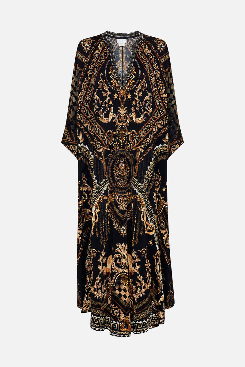 JERSEY LONG KAFTAN WITH ROUNDED HEM ONE TRIBE