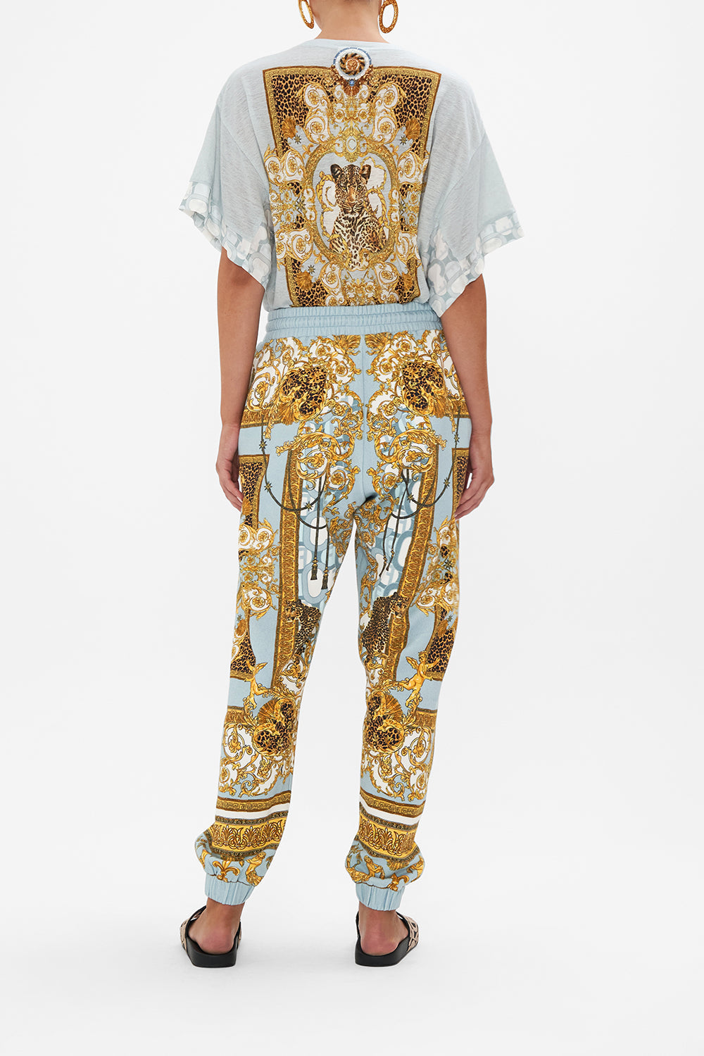 JERSEY TRACK PANT PALAZZO PRIDE