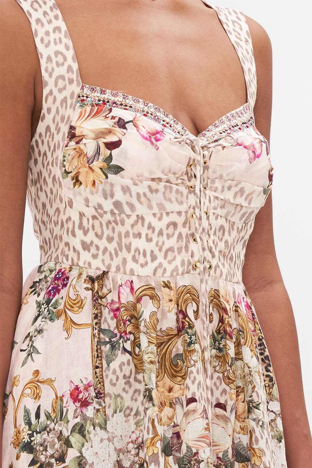 EYELET BUSTIER DRESS BAMBINO BLISS