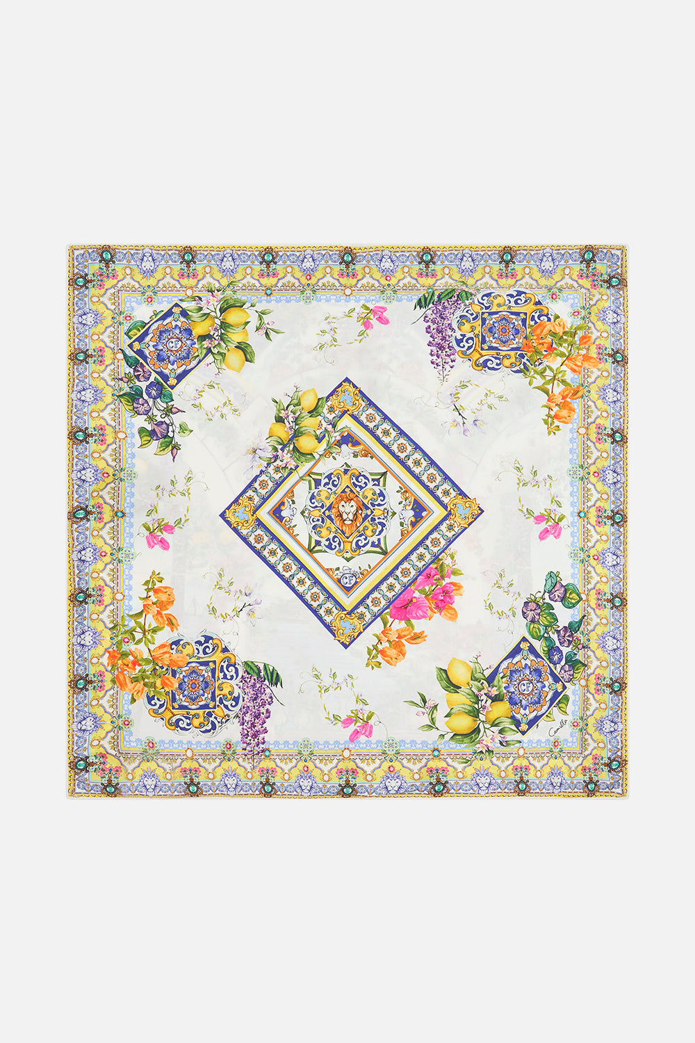 LARGE SQUARE CUSHION AMALFI AMORE