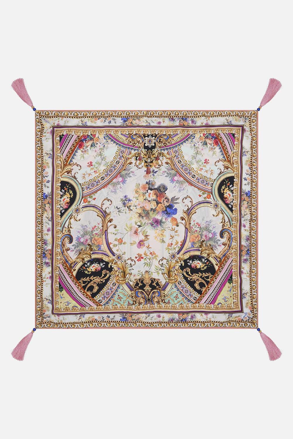 LARGE SQUARE CUSHION LETTERS FROM THE PINK ROOM