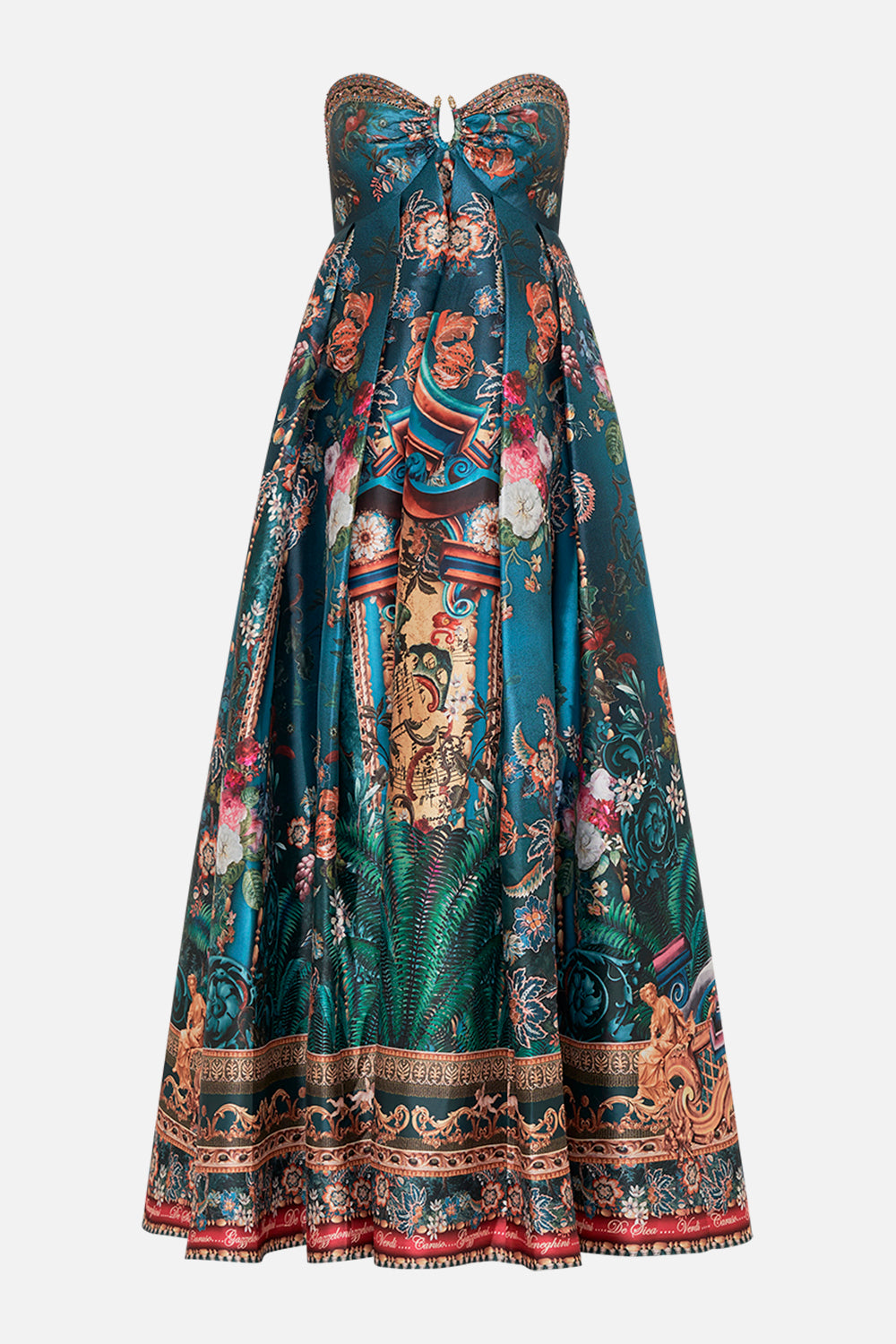 STRAPLESS MAXI DRESS VERDIS WORLD