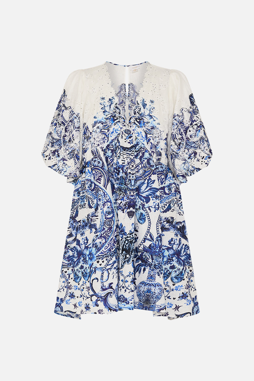 CAMILLA mini dress in Glaze And Graze print