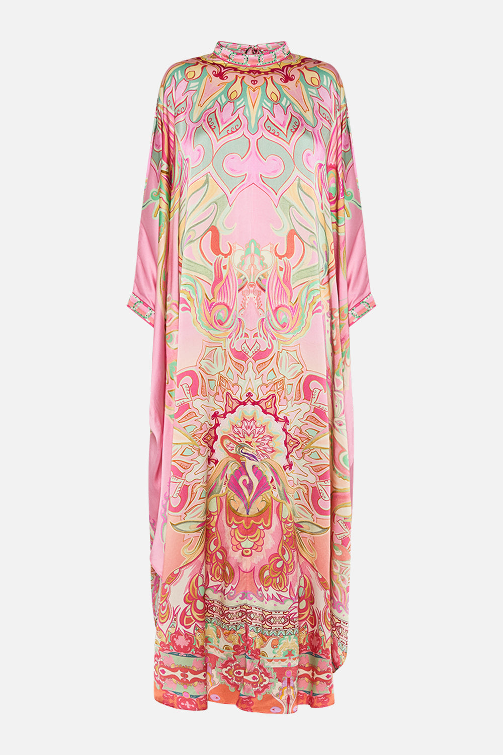 CAMILLA silk kaftan in Tea With Tuchinski print