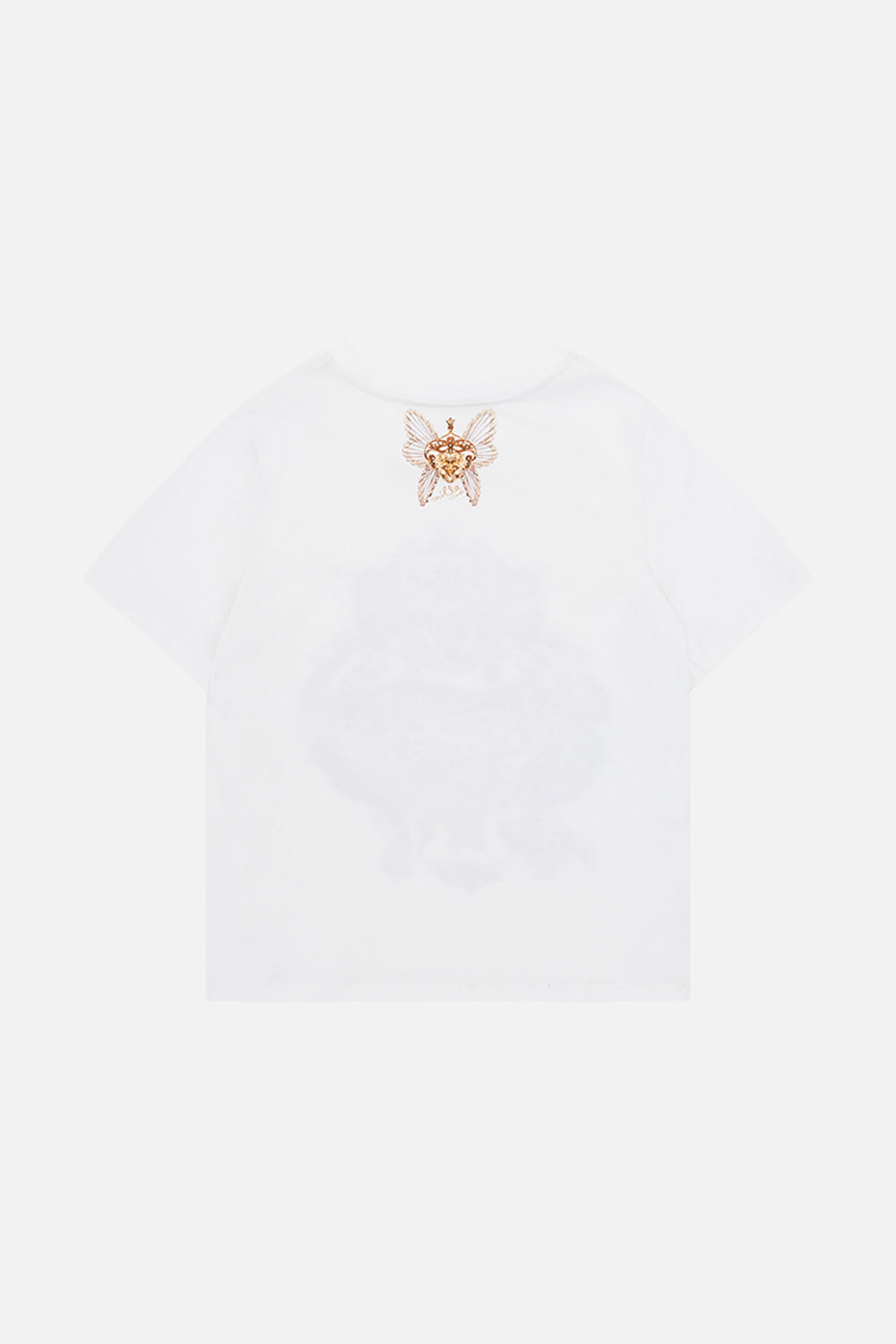 Back product view of Milla By CAMILLA skid short sleeve t shirt in Glaze and Graze print