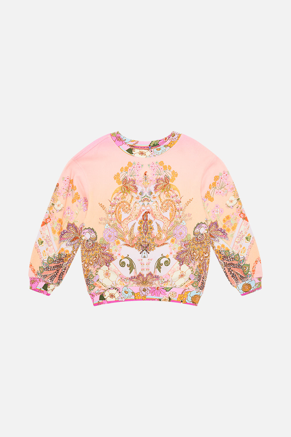 Milla by CAMILLA kids pink floral print jumper in Clever Clogs print