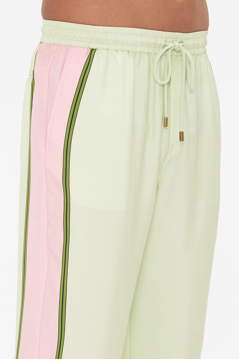 Hotel Franks by CAMILLA mens lounge pants in Lets Chase Rainbows print