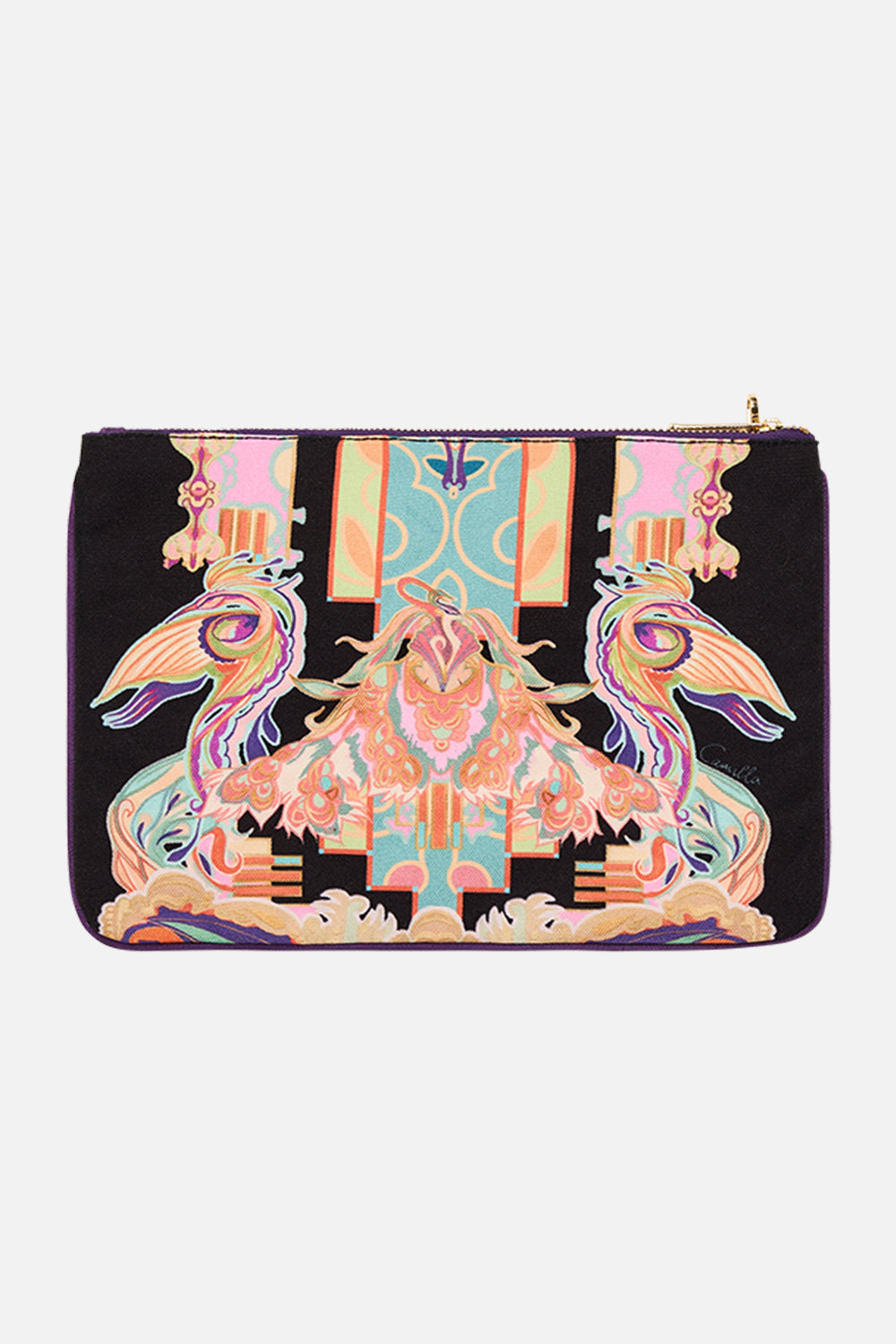 CAMILLA clutch in Club Cinemania print