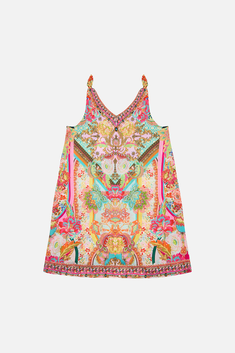 KIDS TIE FRONT MAXI DRESS 12-14 CATERINA SPRITZ
