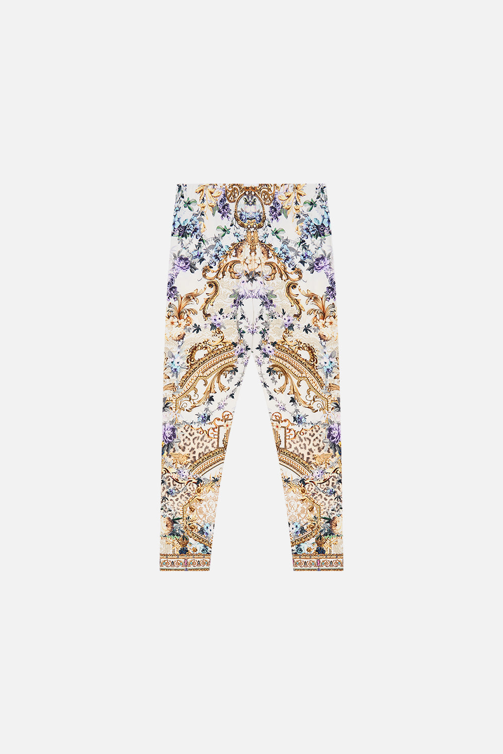 Product view of Milla By CAMILLA kids leggings in Palazzo playdate print