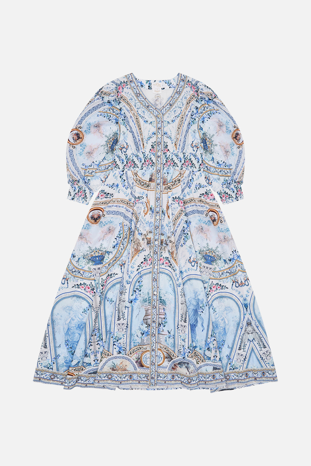 Product view of Milla By CAMILLA kids maxi dress in Season Of The Siren print