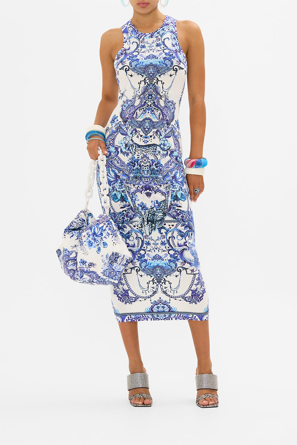 CAMILLA designer clutch bag in Glaze and Graze print