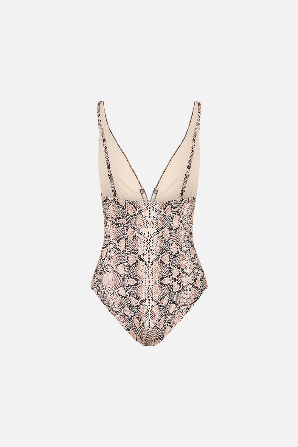 CAMILLA resortwear onepiece swimsuit in Looking Glass Houses print