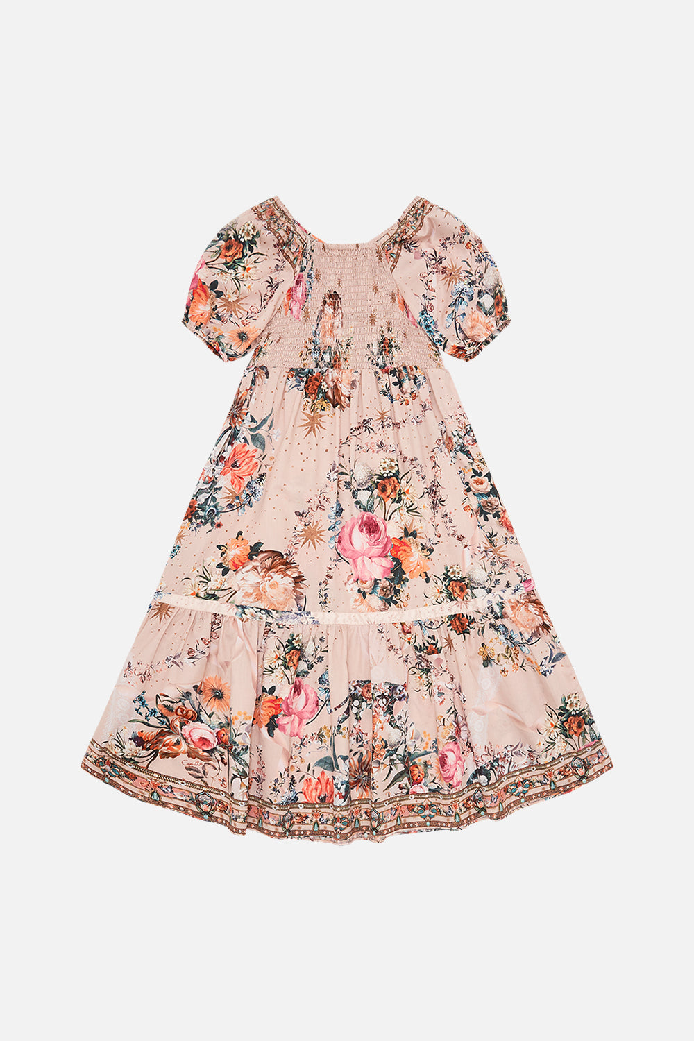 Milla by CAMILLA kids floral print ribbon maxi dress Rose Garden Revolution print