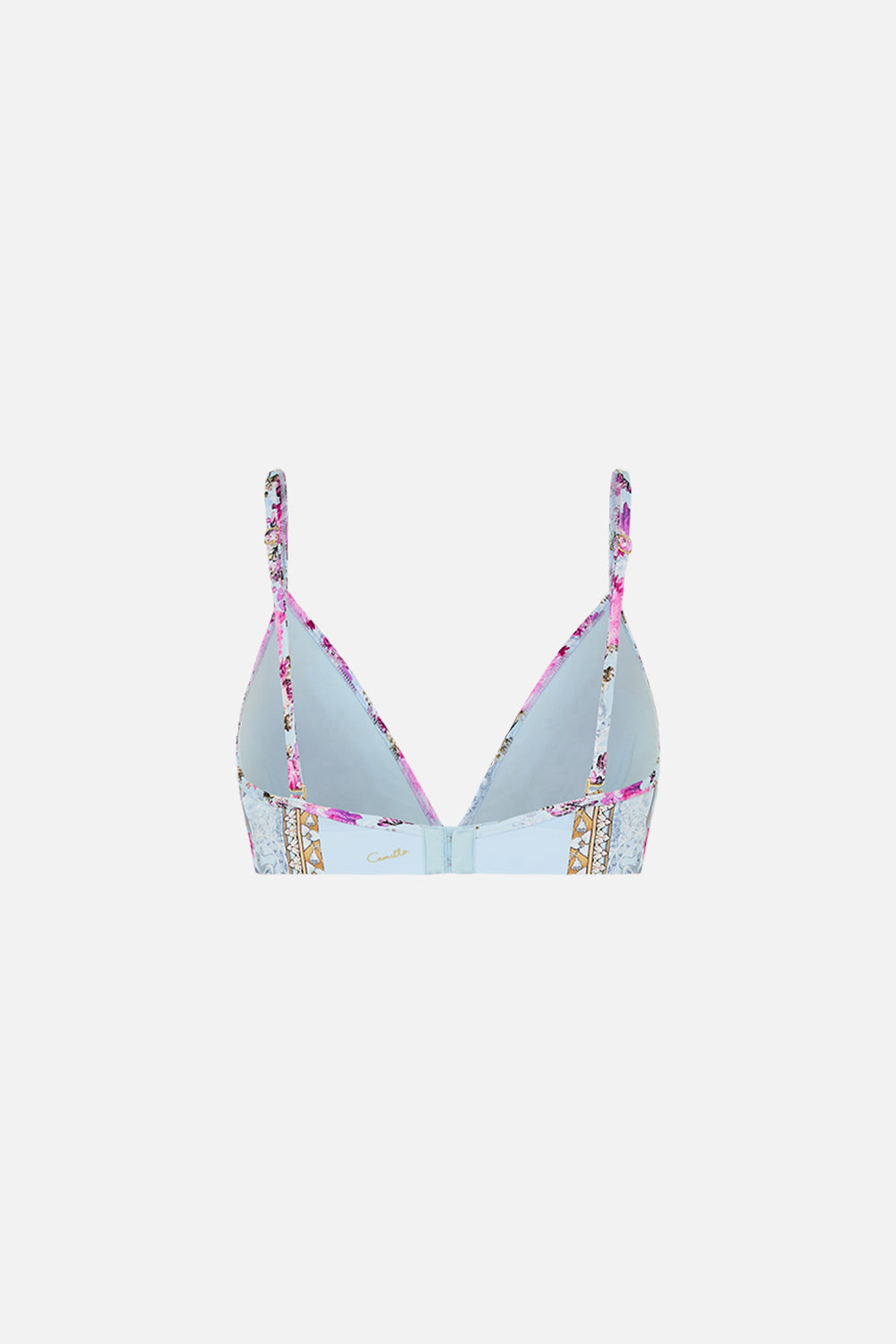 CAMILLA floral print bra in Down The Garden path print