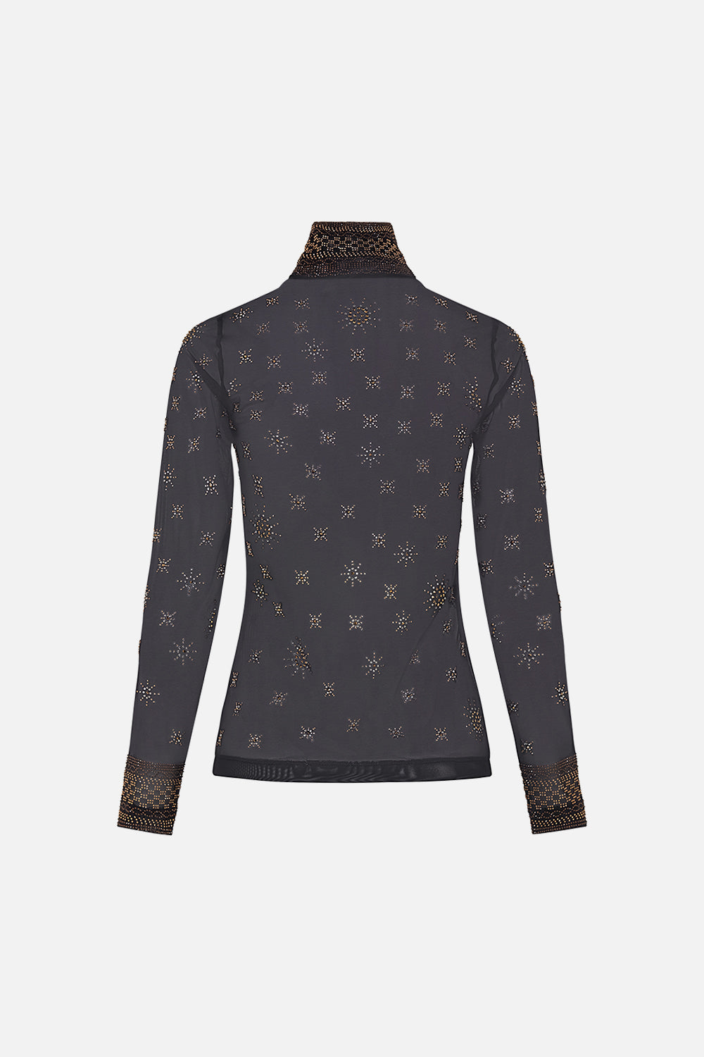 CAMILLA designer mesh top in Soul Of A Star Gazer print