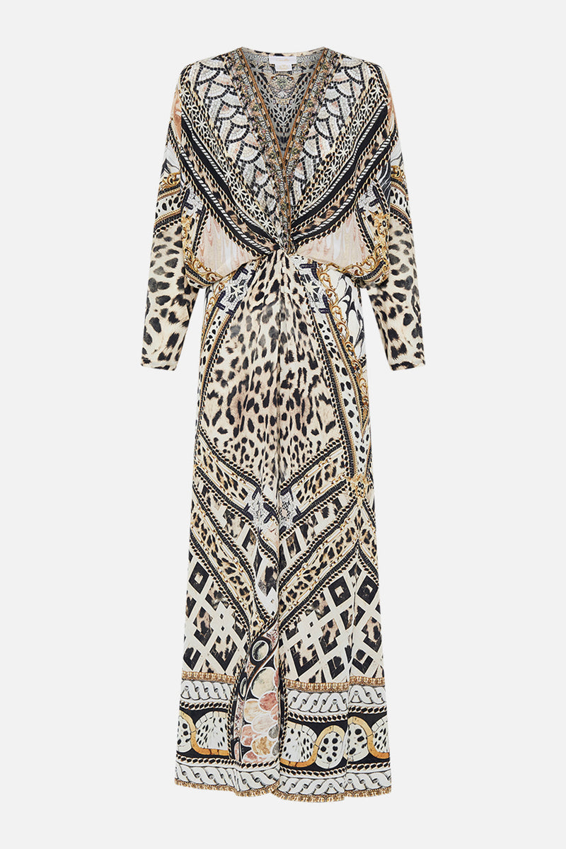 TWIST FRONT BATWING DRESS SOAR LIKE AN EAGLE
