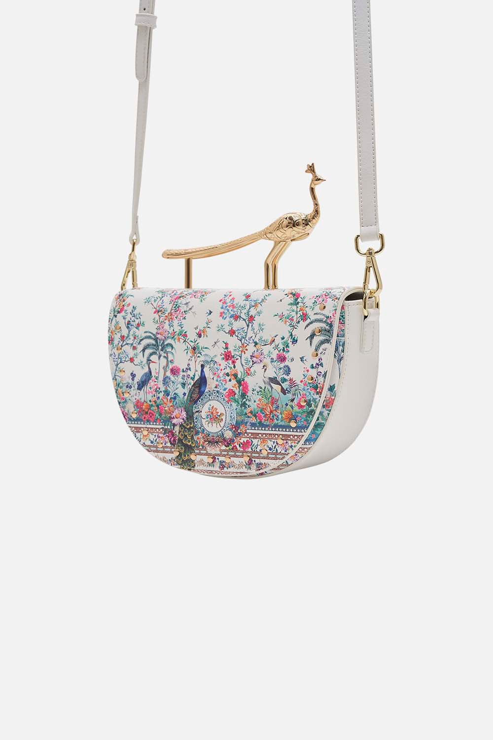 CAMILLA crossbody bag in Plumes and Parterres print