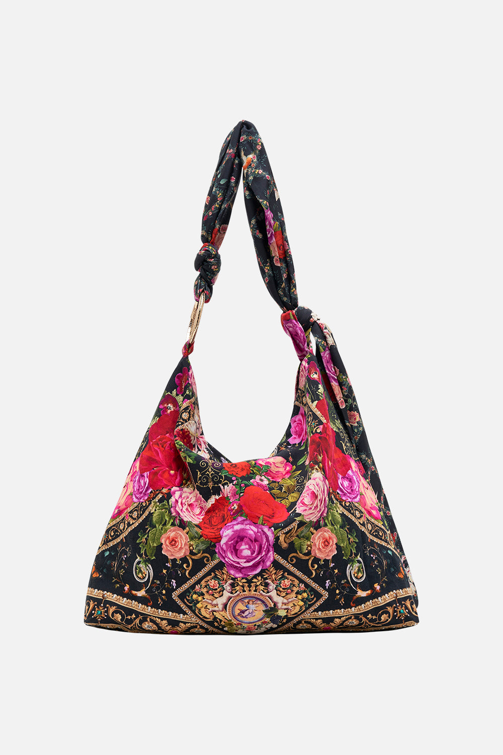 Product view of CAMILLA beach bag in Reservation For Love print