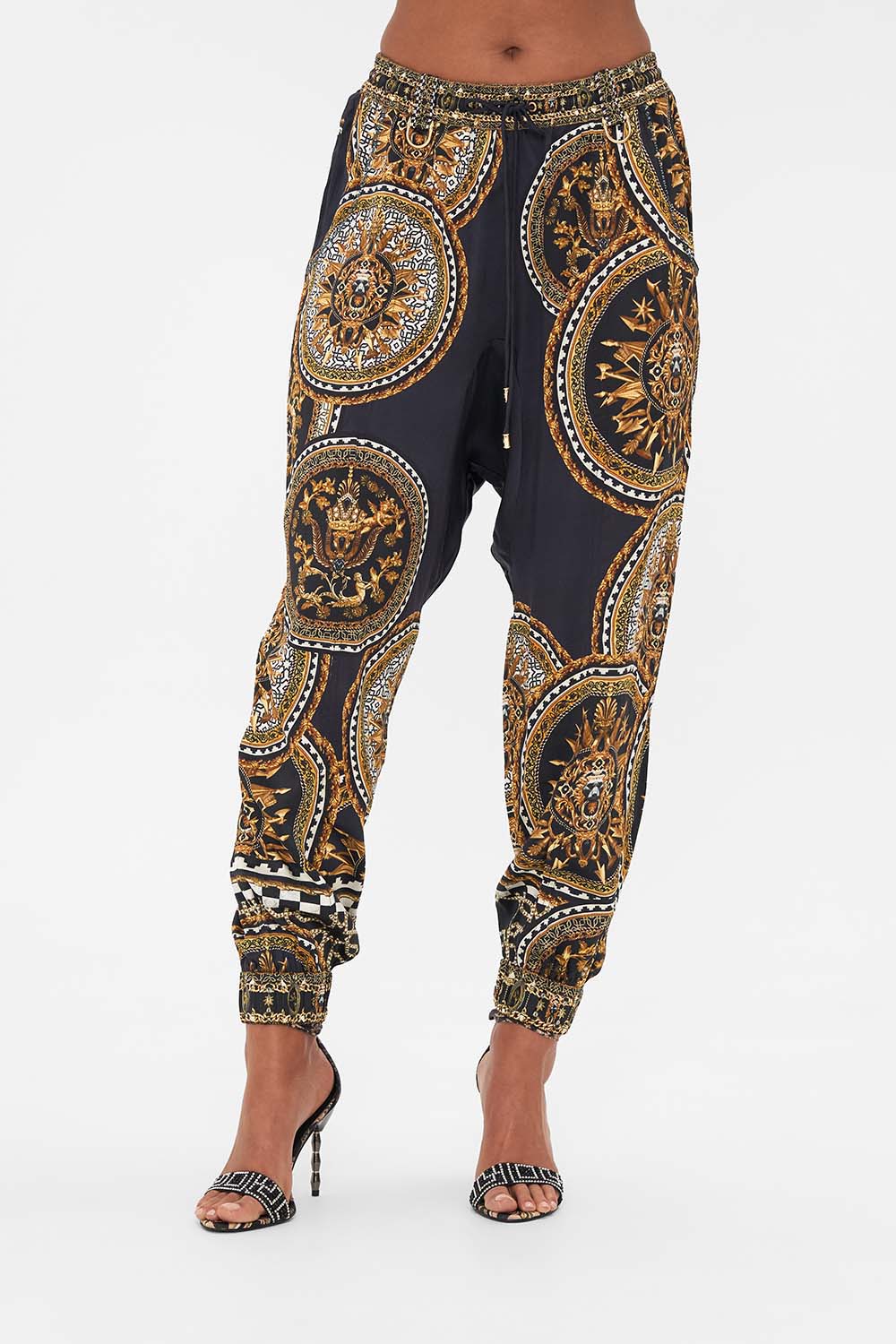 DROP CROTCH TRACK PANT DUOMO KALEIDO
