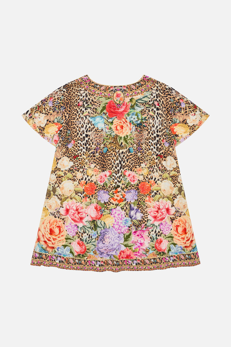KIDS TSHIRT DRESS WITH FLARE HEM LOVE ON THE WING main image 1